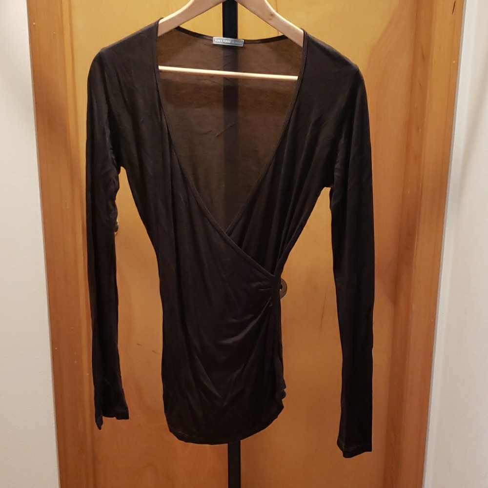 SOLD JAMES PERSE crossbody long sleeve Tee